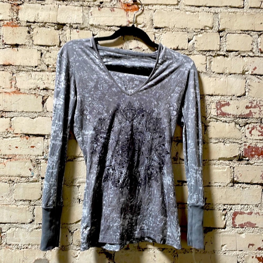 Prana hooded long sleeve top